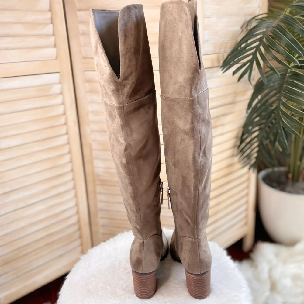 •BP• Luke Over The Knee Boots-taupe